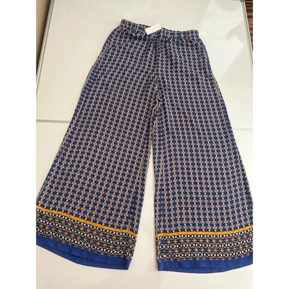 New York & Company Pants - NWT New York and co NYCO palazzo pants M blue abstract